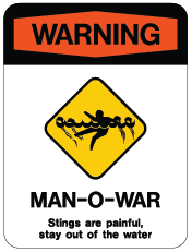Man-o-war sign