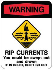 Rip Currents Sign