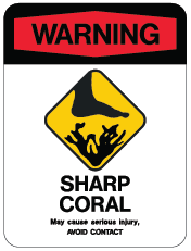 Sharp Coral sign