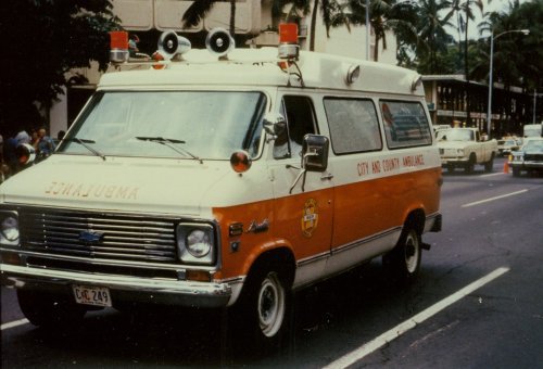 Early 1970s 1st generation of ambulances